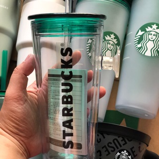 Ly nhựa trong starbucks korea (Authentic)