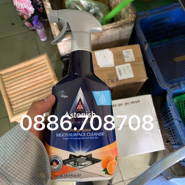 Bình xịt vệ sinh Bếp Astonish 750ml