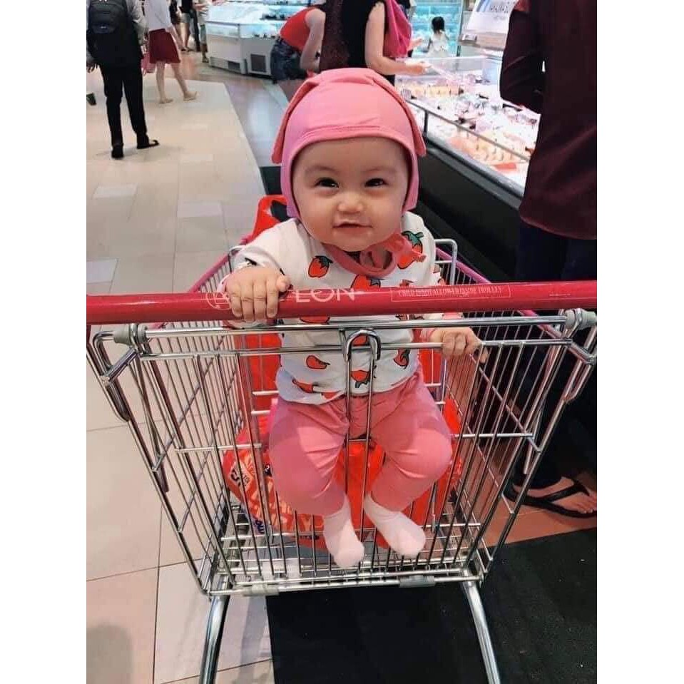 SALE BỘ THUN LẠNH TRÁI CÂY KÈM MŨ MINKY MOM CAO CẤP