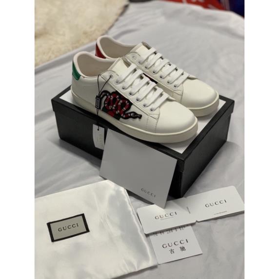 🔥GIÀY Hot GUCCI Rắn Thêu Chuẩn 1.1 trung full sz nam nữ 🏊
