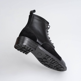 Giày cao cổ Ankle boots Da bò nhập khẩu