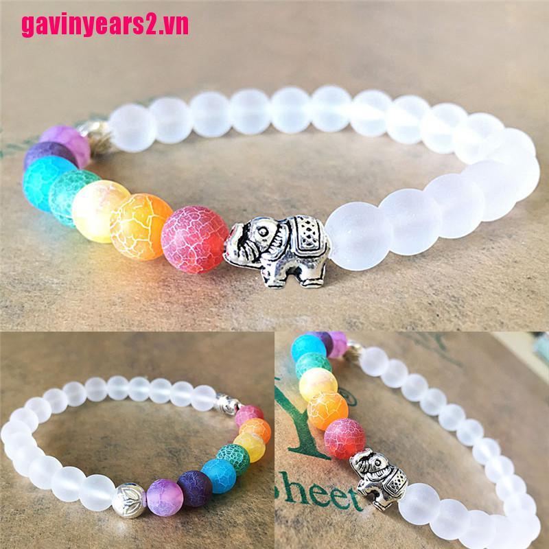 1 Dây Chuyền Đính Đá 7 Màu Sắc Thời Trang