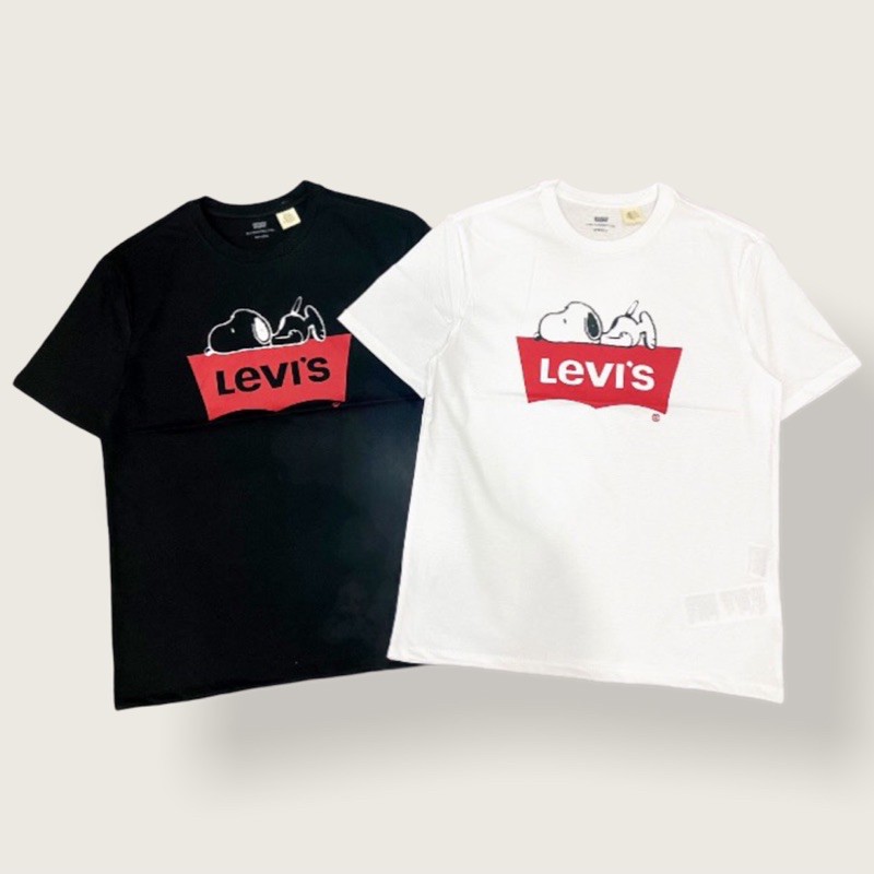 Áo thun levis nam nữ form unisex in hình snoopy xuất xịn