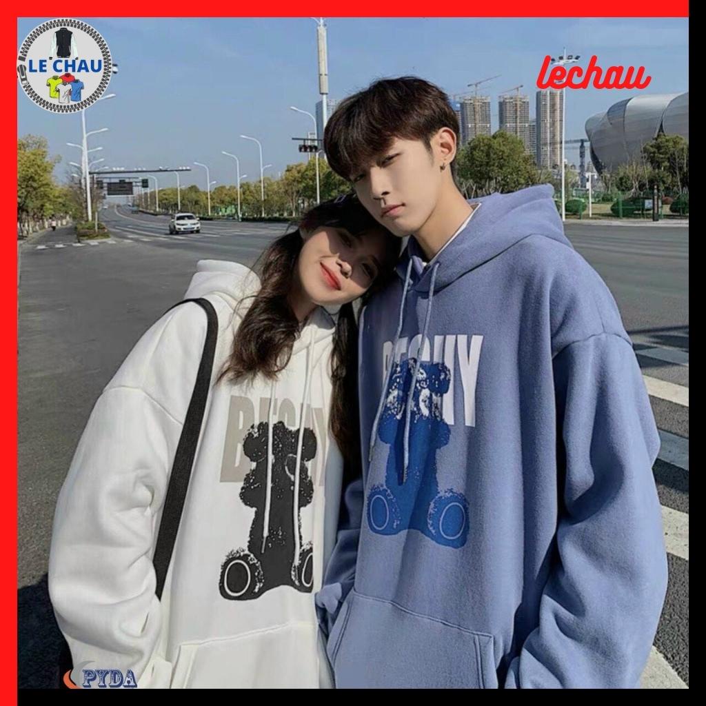 Áo hoodie unisex form rộng AHD05 LECHAU streetstyle nam nữ ulzzang hottrend vải nỉ mềm mịn rẻ đẹp