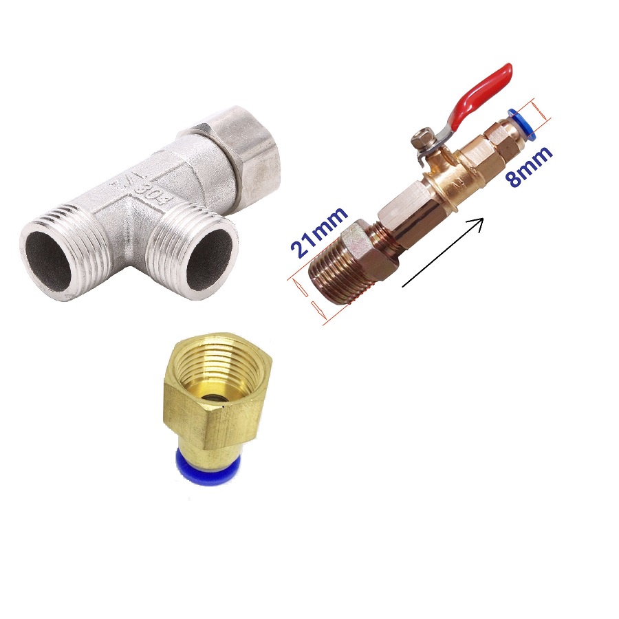 phụ kiên phun sương Bộ đầu chia nước từ đầu vòi cấp cho lọc rác phun sương