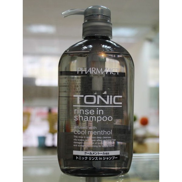 DẦU GỘI BẠC HÀ CHO NAM PHARMAACT TONIC NHẬT BẢN (600ML) - HÀNG NỘI ĐỊA NHẬT , BẠC HÀ MÁT LẠNH