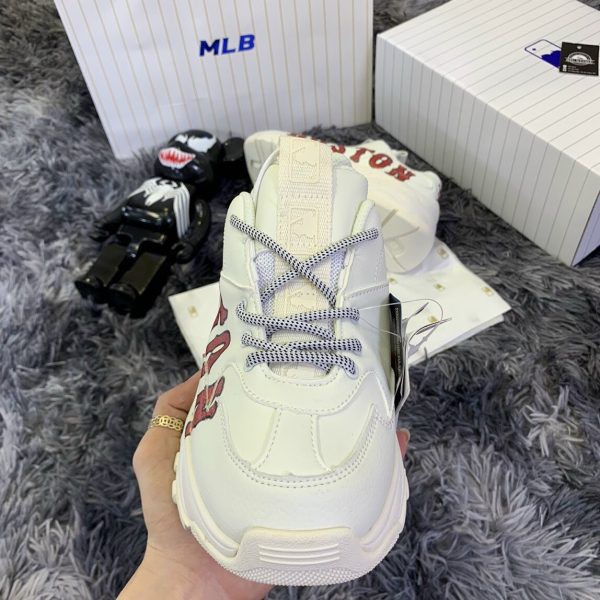 Giày Sneaker MLB Boston Nữ Đế 2 Lớp, Giày MLB Boston Tăng Chiều Cao 4cm Hàng Cao Cấp Full Box | BigBuy360 - bigbuy360.vn