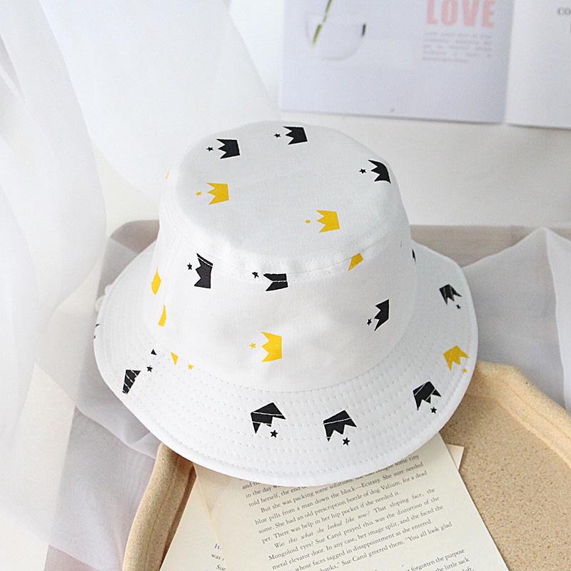 Mũ Bucket In Họa Tiết Hoạt Hình Động Vật Thời Trang Mùa Hè Xinh Xắn Cho Bé