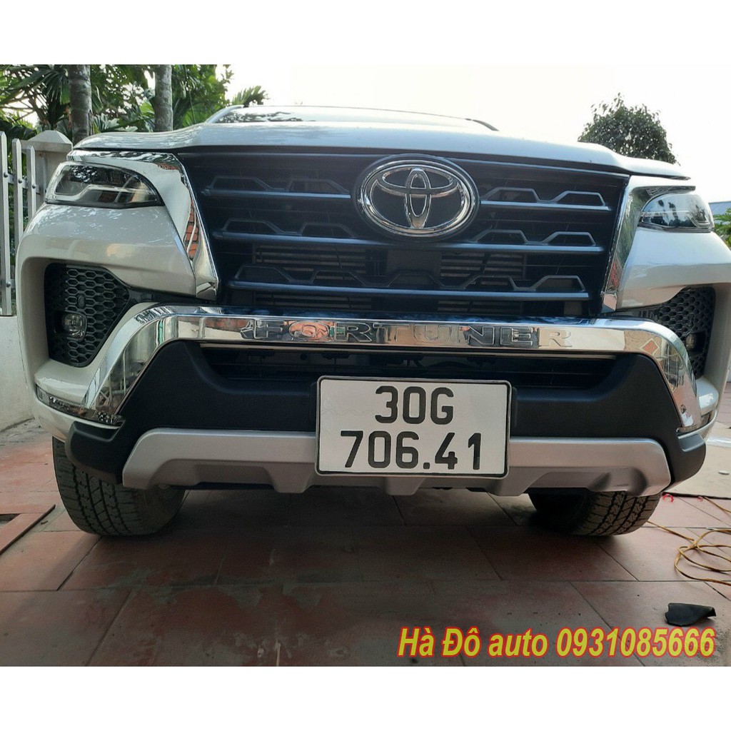 Ốp Cản Trước Sau Fortuner 2021