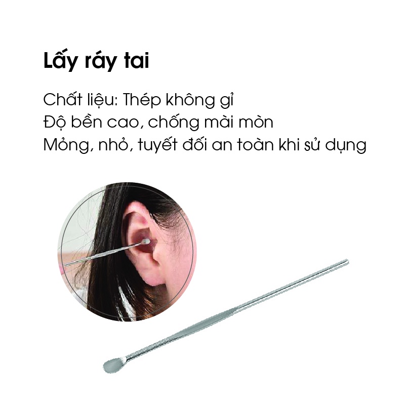 Bấm móng tay tiện lợi Bộ bấm móng tay 16 chi tiết Bộ dụng cụ chăm sóc cá nhân 16 món GD452 Hudishop