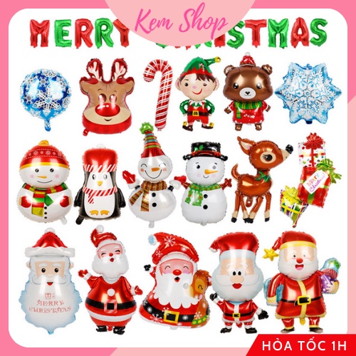 Bóng Tổng Hợp Chủ Đề Giáng Sinh, Noel, Christmas Trang Trí Tiệc Giáng Sinh, Năm Mới - K127