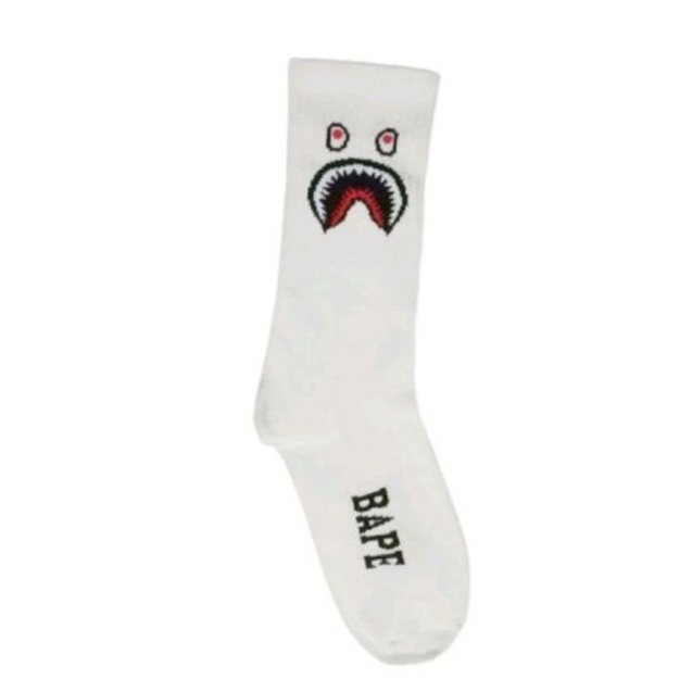 Vớ Trắng Bape Oldschool Skate - Miohaki Chính Thức