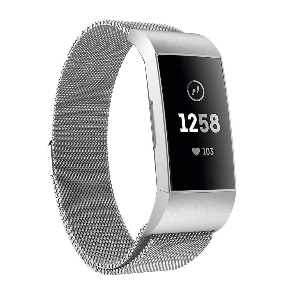 Dây đeo chất liệu thép không gỉ thay thế cho Fitbit Charge 3