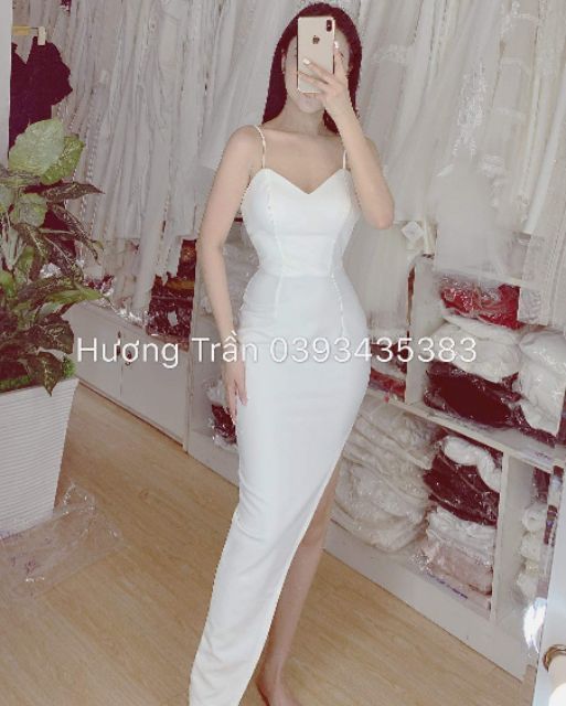 Body cúp xẻ 2 dây maxi