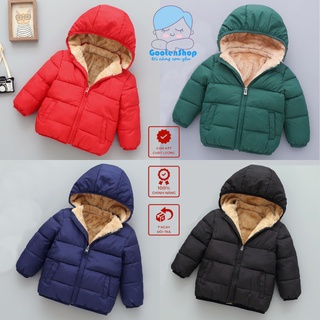 Áo khoác lông cừu, áo phao trẻ em chính hãng BEBELE [loại 1]siêu ấm siêu nhẹ dành cho bé trai bé gái  AK3