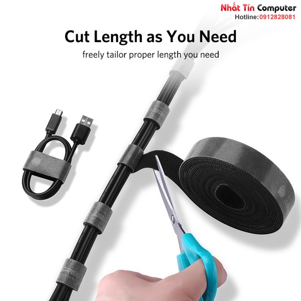 Dây dán Velcro tiện dụng, rộng 15mm Ugreen cao cấp