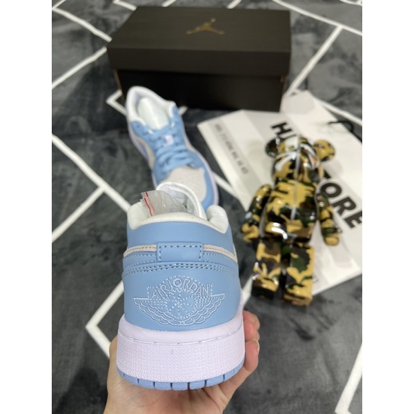 Giầy Thể Thao UniverSity Blue Lơw Xanh Xám V2