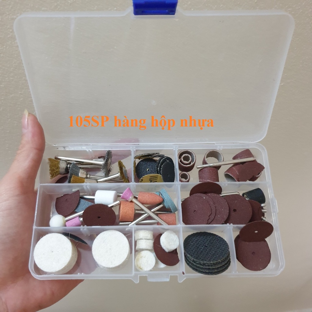 Máy khoan, mài, cắt mini đa năng Công suất 180W, 6 tốc độ hoặc phụ kiện máy khoan mài khắc đánh bóng đa năng
