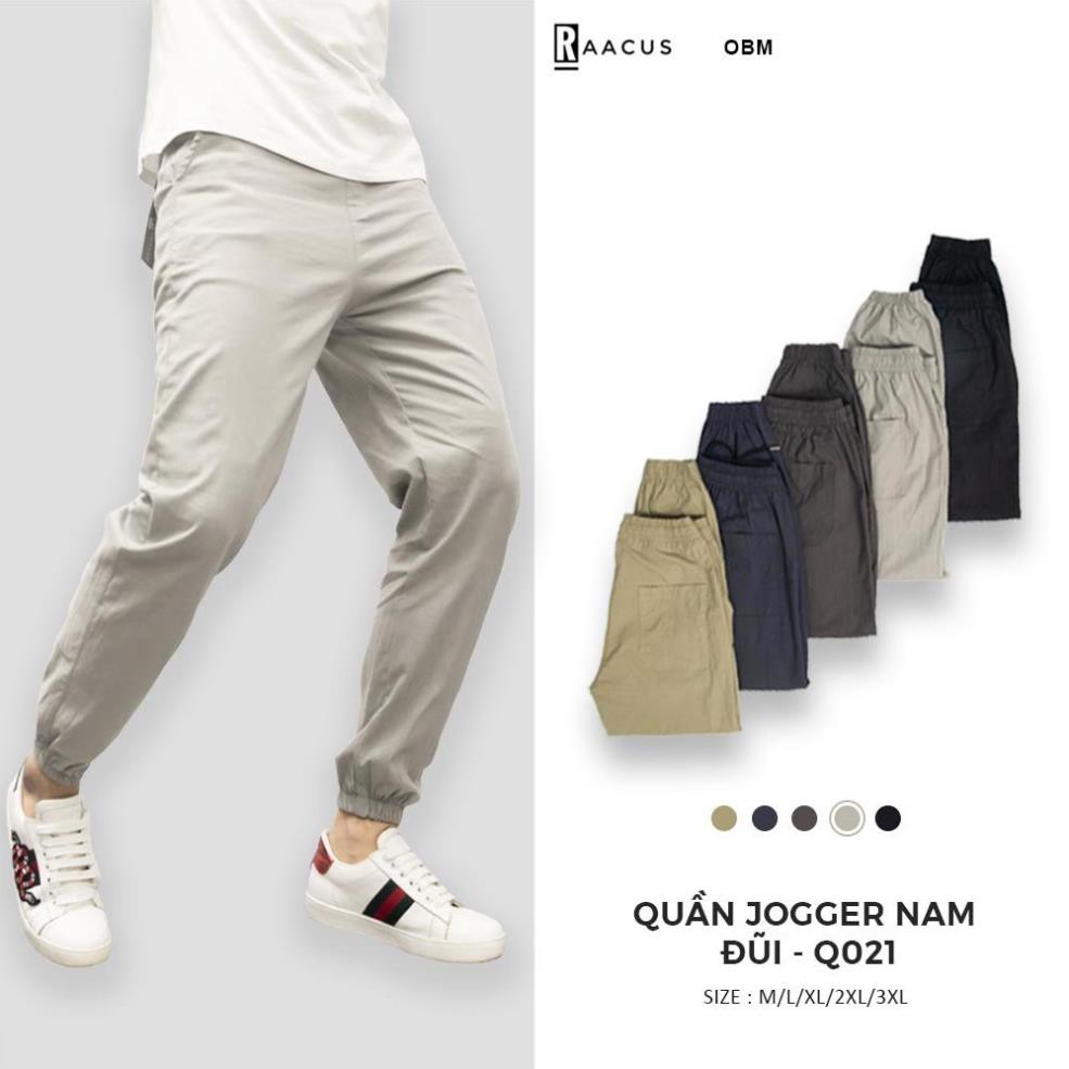 Quần jogger nam chất đũi dáng ôm, quần nam thể thao unisex thời trang cao cấp  RAACUS – Q021  ྇ ྇