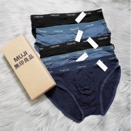 Quần Sịp Nam ❤️FREESHIP❤️ Quần Lót Nam Bikini MUJI Sịp Nam Vải Lụa Cao Cấp Chính Hãng, Kháng Khuẩn Thấm Hút Mồ Hôi