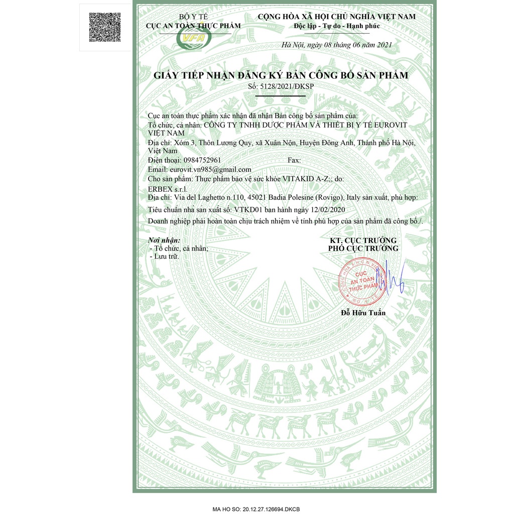 Siro ăn ngon cho bé Vitakid A-Z Multivitamin 150ml Giúp bổ sung các vitamin khoáng chất cho bé - Nhập Khẩu Châu Âu