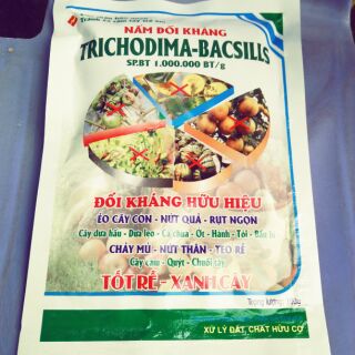 NẤM ĐỐI KHÁNG TRICHODERMA, TÚI 100g