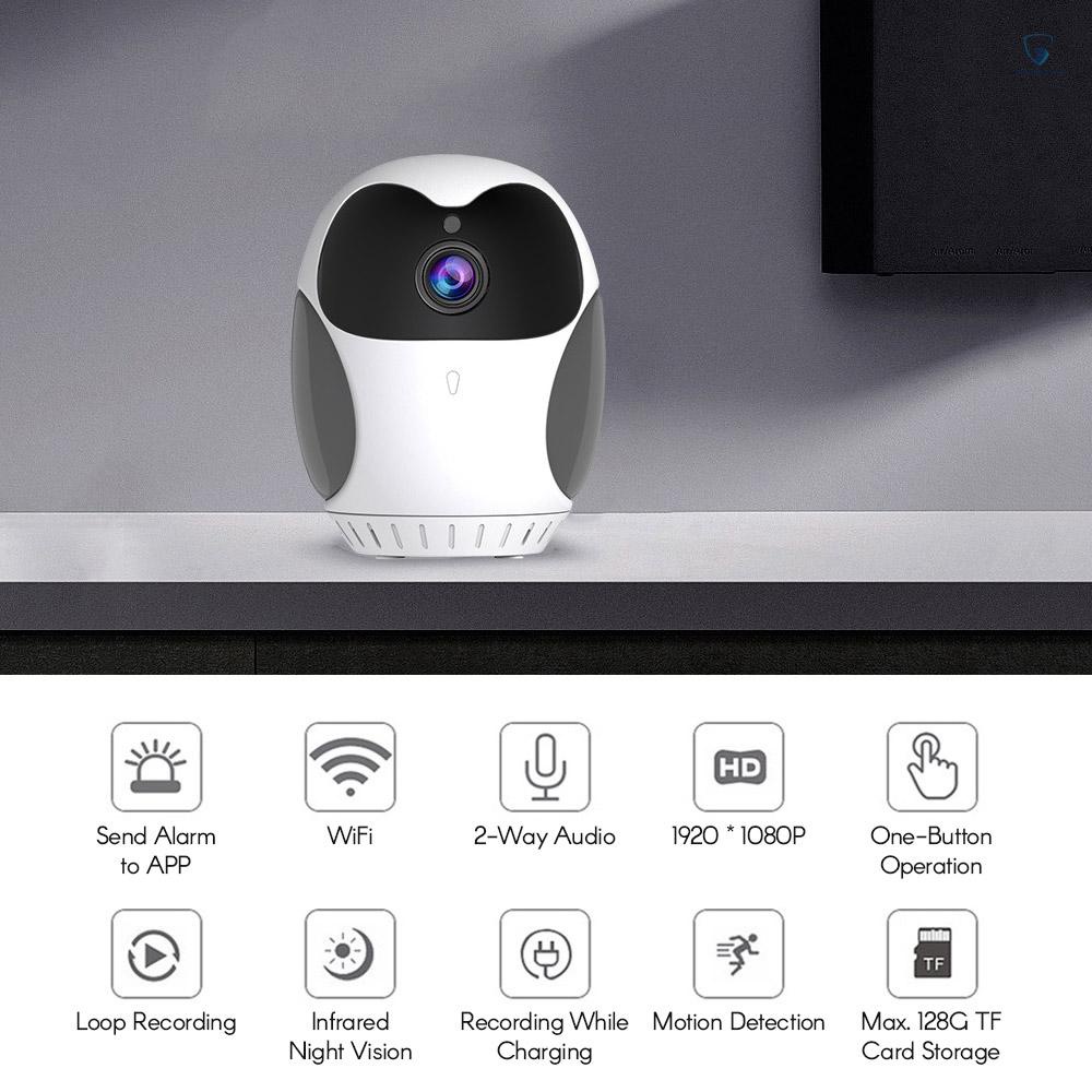 Camera an ninh mini thông minh với độ phân giải cao có thể xoay 360 độ 1080P | BigBuy360 - bigbuy360.vn