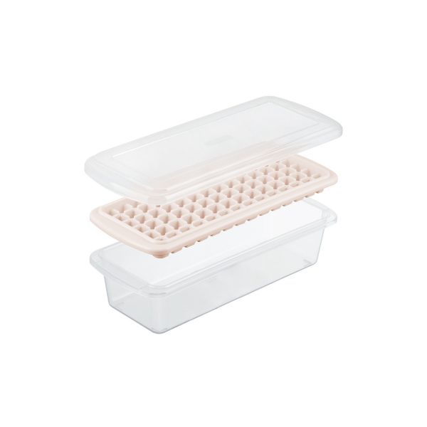 Khay đá vuông Kari 84 viên Inochi (có hộp) - Công nghệ kháng khuẩn, Chất liệu nhựa bền dẻo linh hoả, Chất lượng Nhật Bản