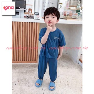 Bộ đồ ngủ Hàn Quốc cho bé gái bé trai Minky Mom [Siêu hot] Đồ bộ tay ngắn quần dài bé trai bé gái ALIBABA Minky Mom