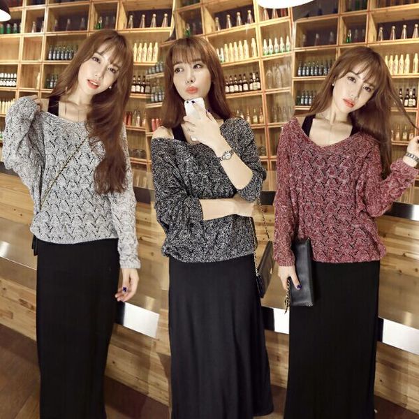 Áo len nữ tay cánh rơi freesize ale36