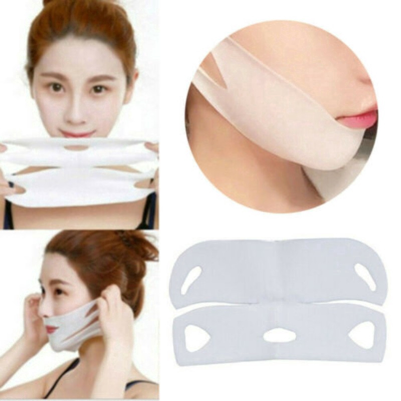 【TGS】(Mặt nạ)Face Care Contour Lifting Up V-shape Mask Facial Firming Eliminate Edema  Skincare Mask