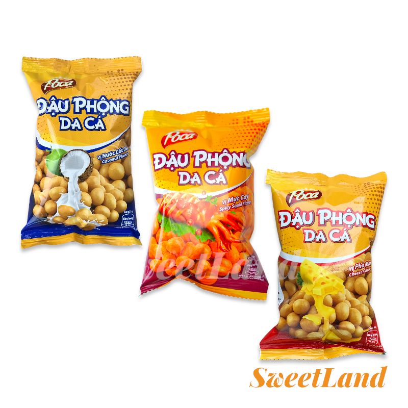 Đậu phộng da cá Poca Nutz các vị gói 35g