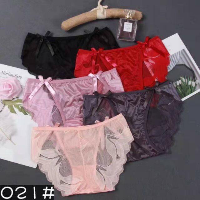 QUẦN LÓT NỮ REN SU LỤA PHỐI NƠ QUYẾN RŨ MS021# | BigBuy360 - bigbuy360.vn