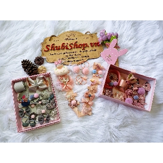Set kẹp tóc 18 chi tiết cho bé yêu