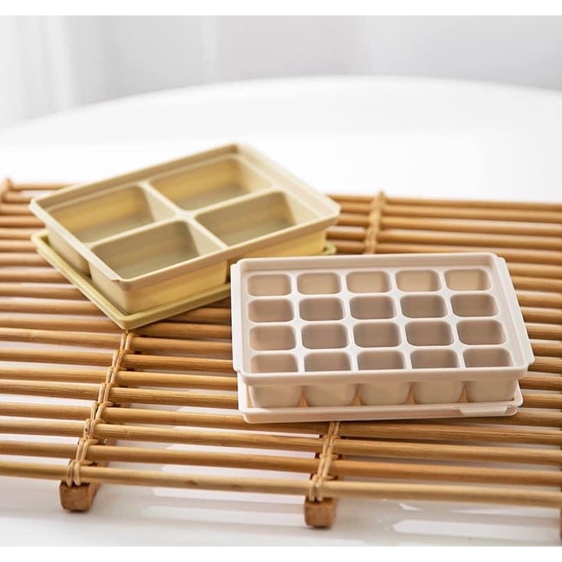 Khay trữ đông ăn dặm silicon tgm cho bé, Suzy baby