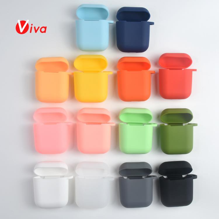 viva vỏ bảo vệ Apple I9S / I10 i11 i12 không dây bluetooth airpods nắp tai nghe silicon loại dày