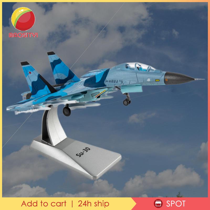 Mô Hình Máy Bay Chiến Đấu SU-30 Tỉ Lệ 1 / 100 Trang Trí