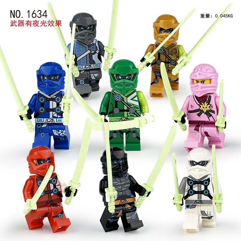 Set 46 Mô Hình Mô Phỏng Nhân Vật Ninjago Mini