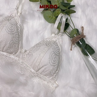 Áo lót nữ Bralette ren cao cấp họa tiết xoắn tròn AL14