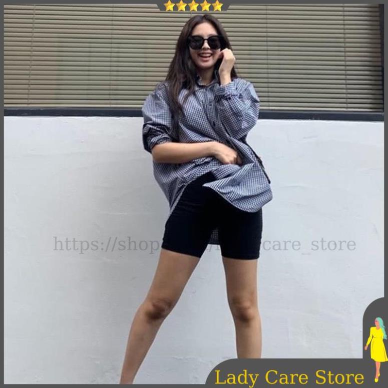 Quần legging đùi nữ bigsize biker short, quần legging nữ thái cao cấp dày dặn cạp cao lưng cao đen nâng mông BSM341 | BigBuy360 - bigbuy360.vn