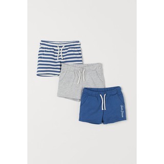 Set 3 quần shorts tone xanh HM US