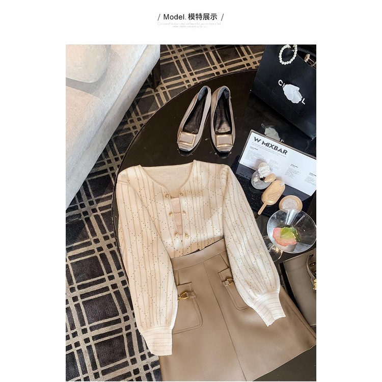 Áo sweater thiết kế mới thời trang mùa thu dành cho nữ 2021