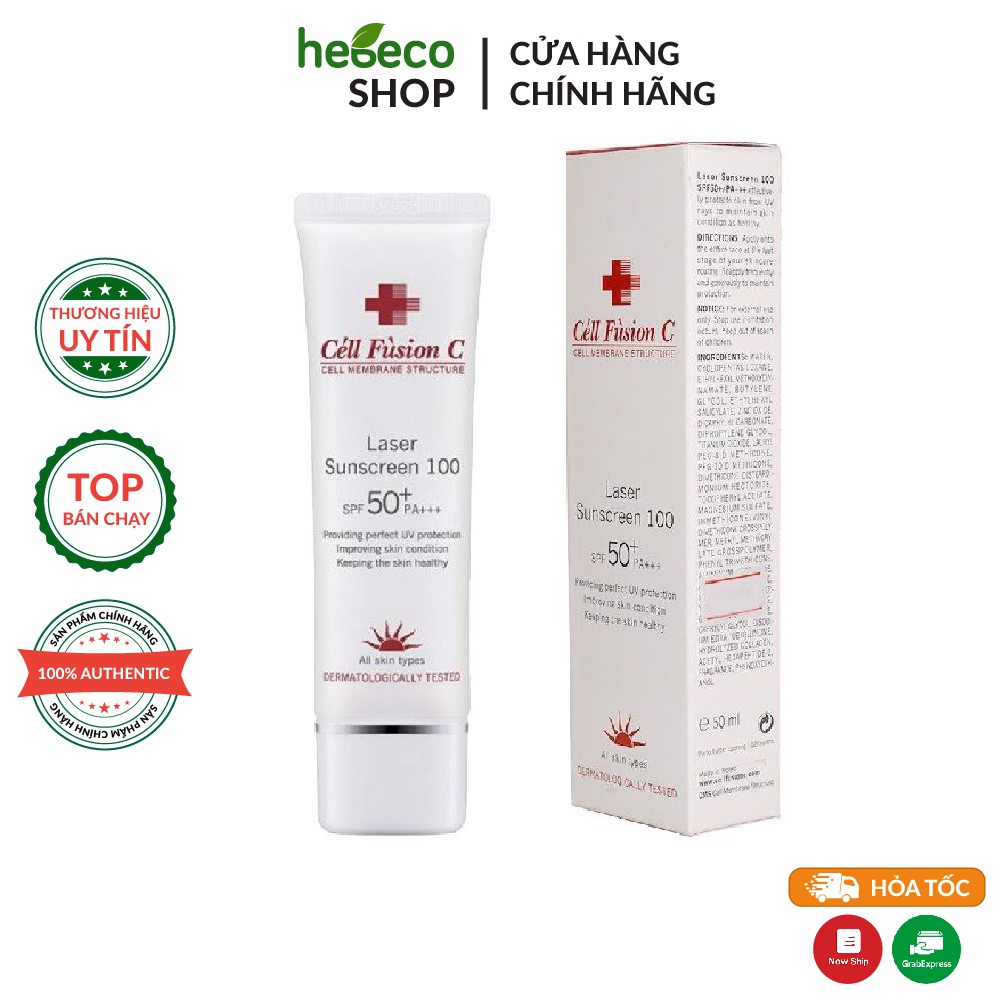 Kem Chống Nắng Bảo Vệ Da Và Ngừa Lão Hóa Cell Fusion C 50ml - Hàn Quốc Chính Hãng