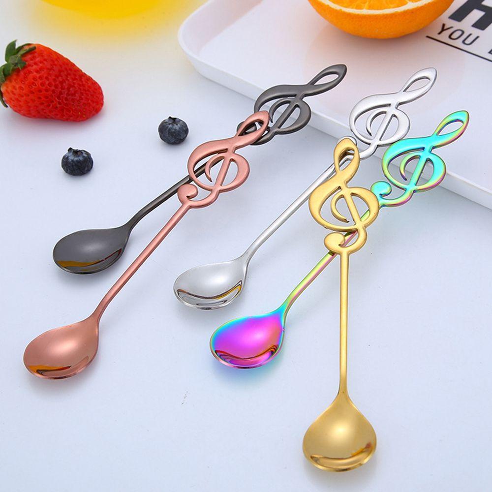 Muỗng Cà Phê Bằng Thép Không Gỉ Nhiều Màu Sắc Tùy Chọn