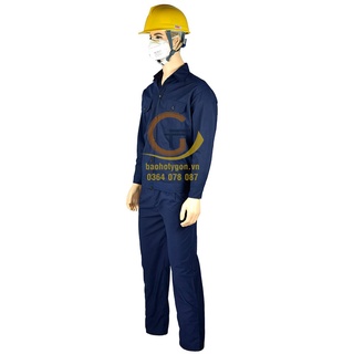 Áo quần bảo hộ xanh đen