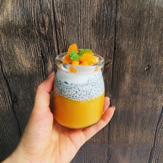 Combo 12 hũ thủy tinh làm sữa chua nắp nhựa 200ml