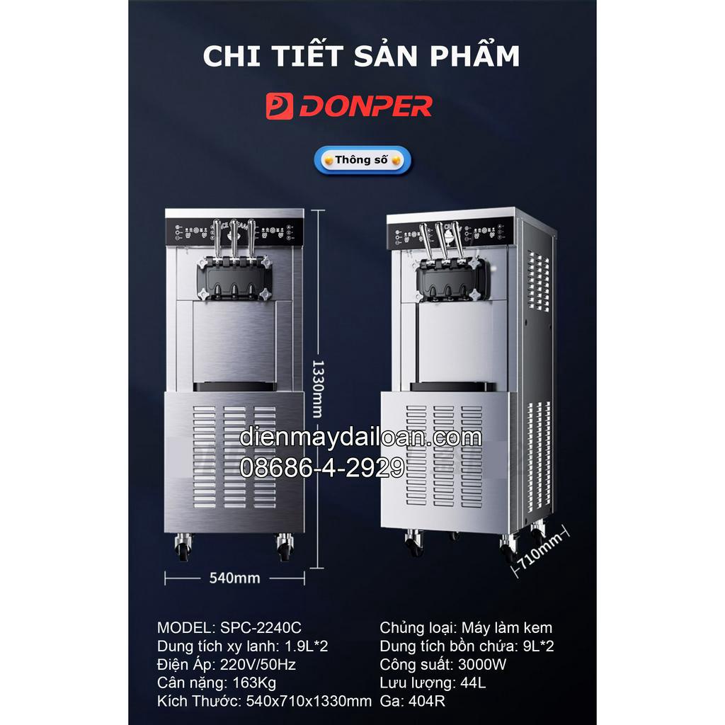 Máy làm kem tươi DONPER SPC-2240C