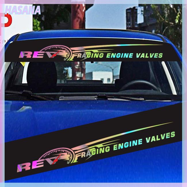 Đề Can Phản Quang Nhiều Màu Sắc Dán Kính Chắn Gió Xe Hơi