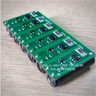 Siêu tụ điện tăng tuổi thọ acquy khởi động xe 16V 1.66F xả 6A