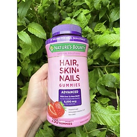 Hair Skin Nails Gummies - Kẹo dẻo hỗ trợ làm đẹp da, tóc và móng, 230 viên